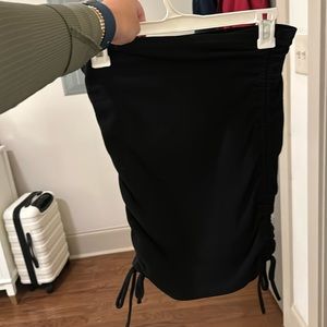 black tube skirt